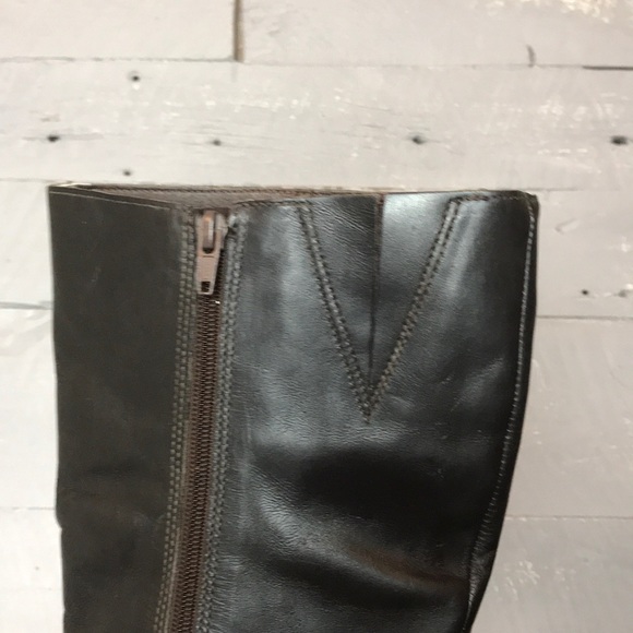 Matisse dark brown leather boots - Picture 6 of 8